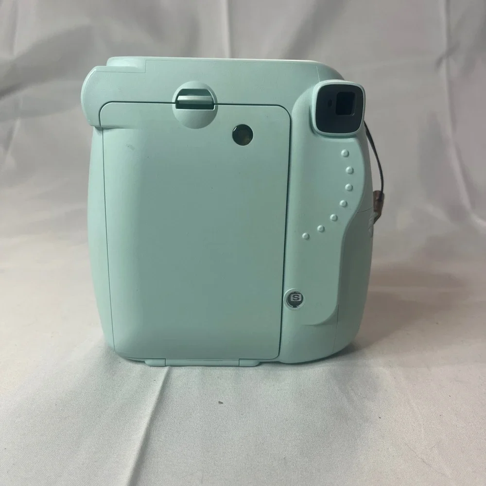 Fujifilm Instax Mini 9 Instant Film Camera Ice Blue with Wrist Strap Tested